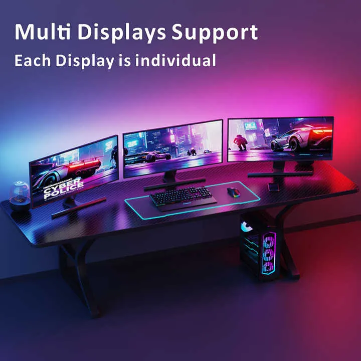 شريط إضاءة محيطية غامرة بمنفذ USB 5V Sync LED للغرفة 5V USB Sync LED Room Ambient Lighting Strip