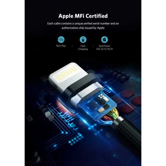 30587 iPhone 8-pin to USB 2.0 Sync & Charging Cable | 1M | Gold