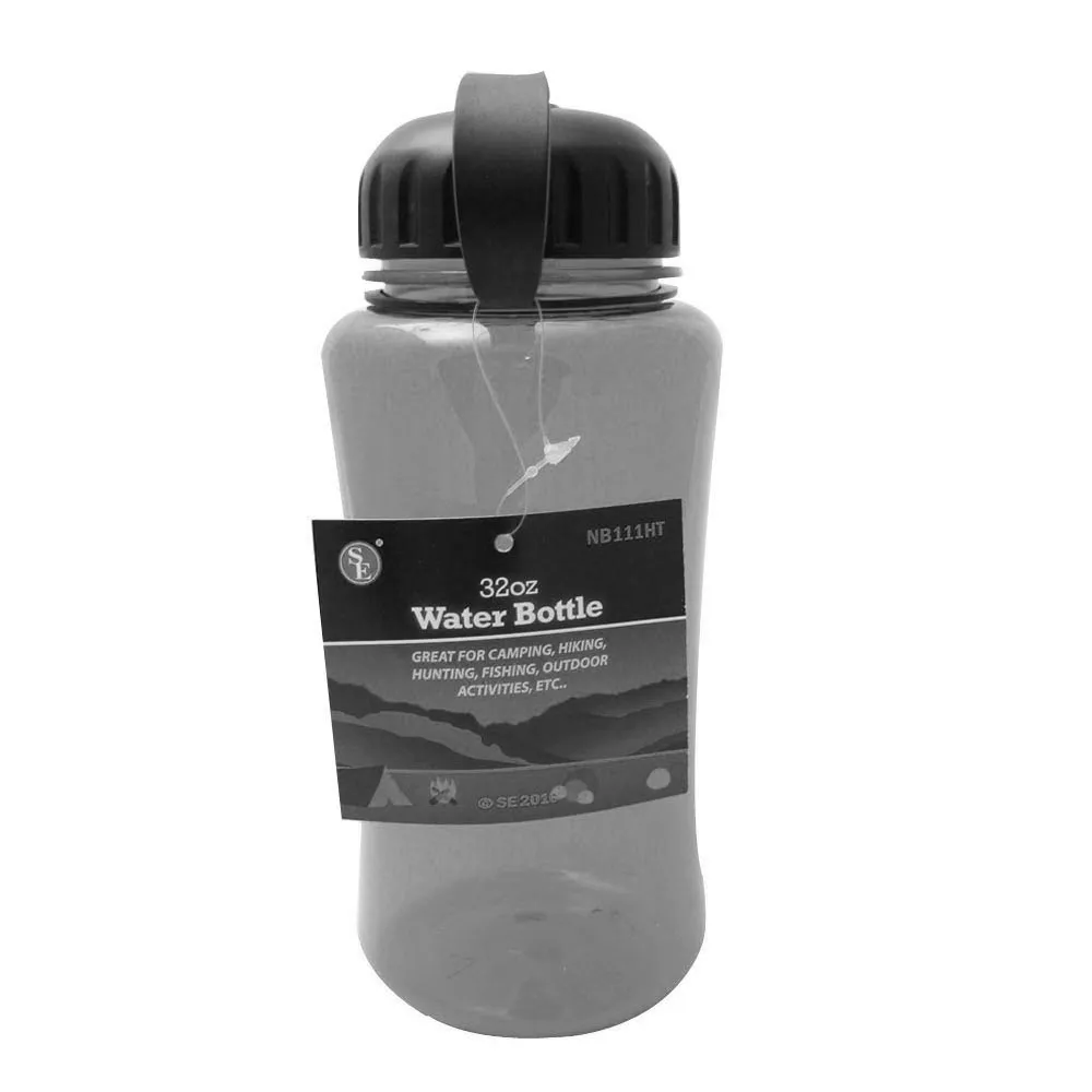32 Oz Wide Mouth Water Bottle Smoke Color BPA Free Camping Hiking Survival NEW