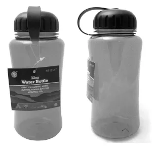 32 Oz Wide Mouth Water Bottle Smoke Color BPA Free Camping Hiking Survival NEW