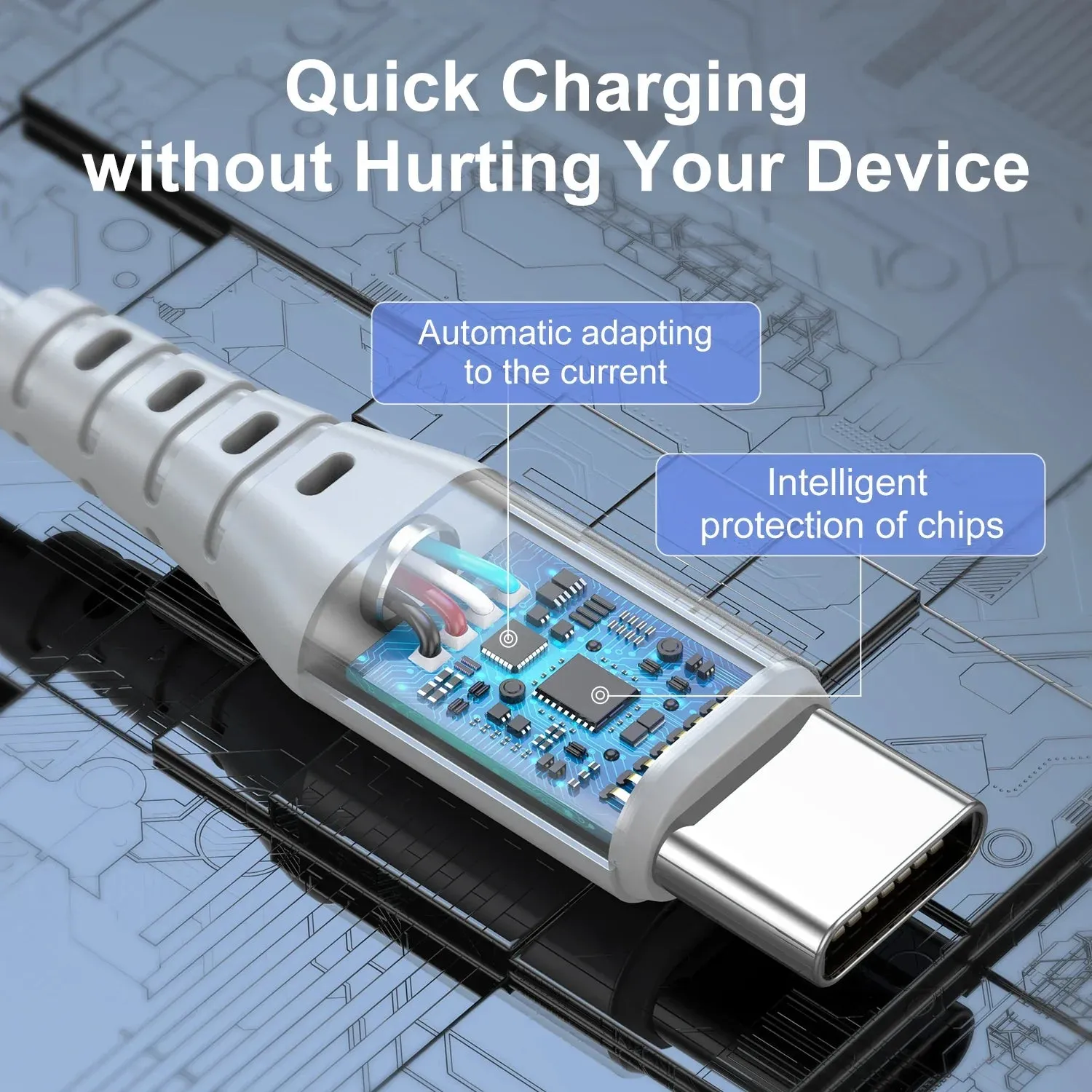 3a Usb c Cable for Iphone 15 Pro Samsung Xiaomi Poco