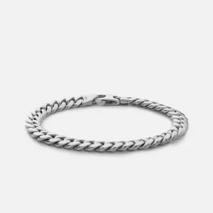 6.5mm Cuban Chain Bracelet (Silver)
