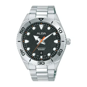 ACTIVE BLACK DIAL SILVER STEEL 43MM - AS9T15X1