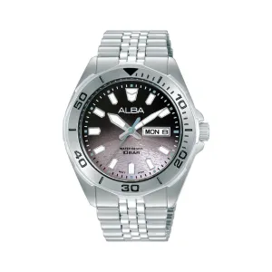 ACTIVE BLK PURPLE DIAL SILVER ST 42MM- AV3577X1Q
