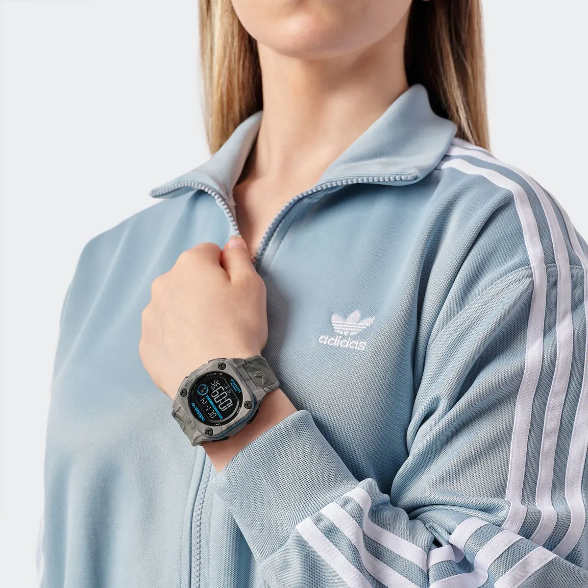 Adidas Originals Digital Neg Display Dial Unisex Digital Watch - AOST23574