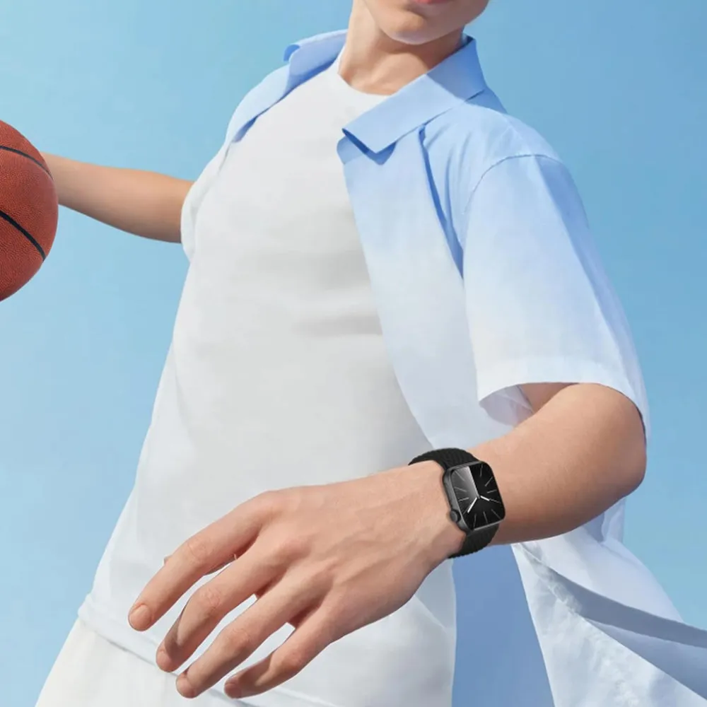 Adjustable Braided Loop Nylon Strap Compatible with Apple Watch Style 3