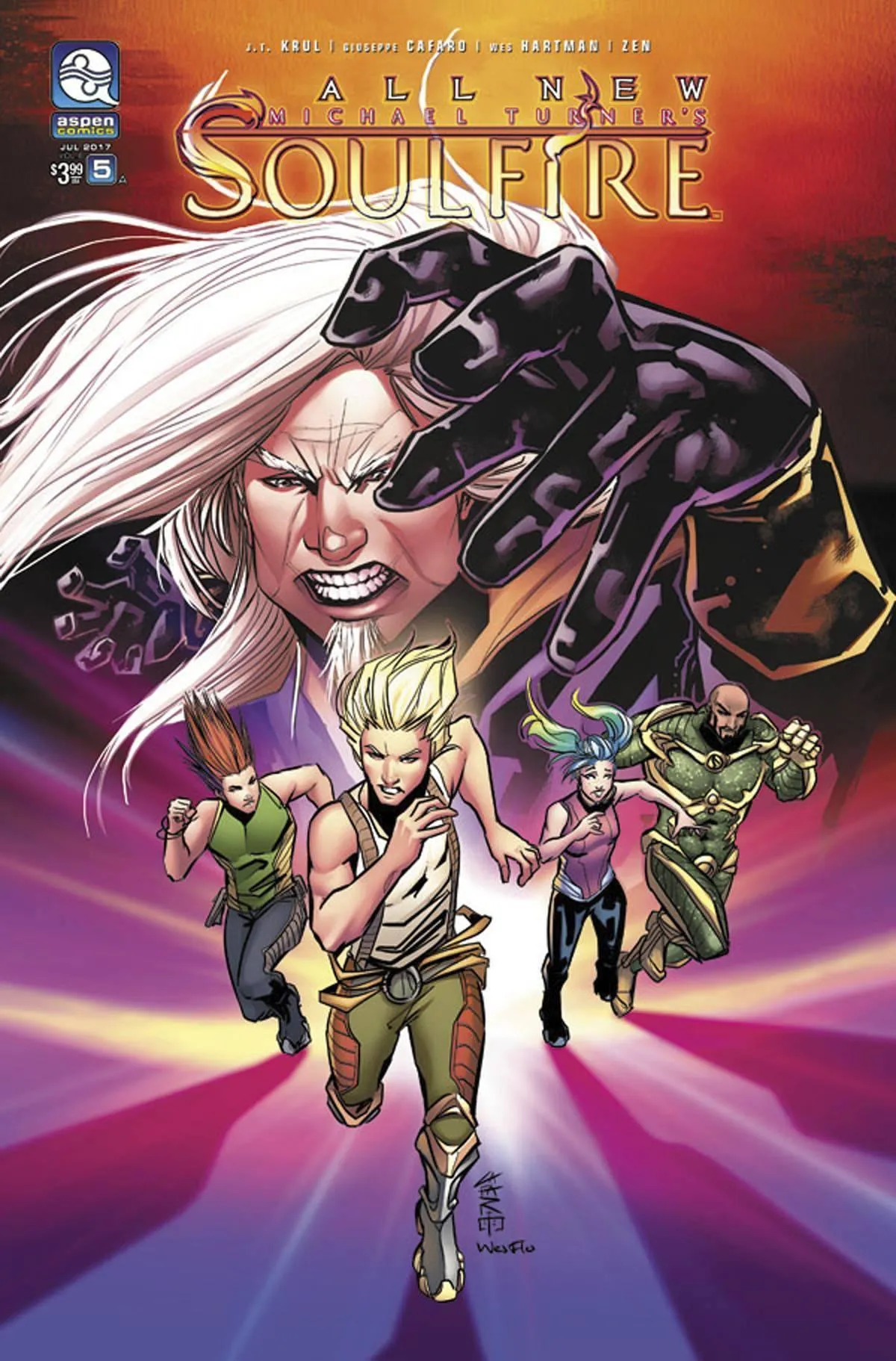 ALL NEW SOULFIRE VOL 2 #5 COVER A CAFARO