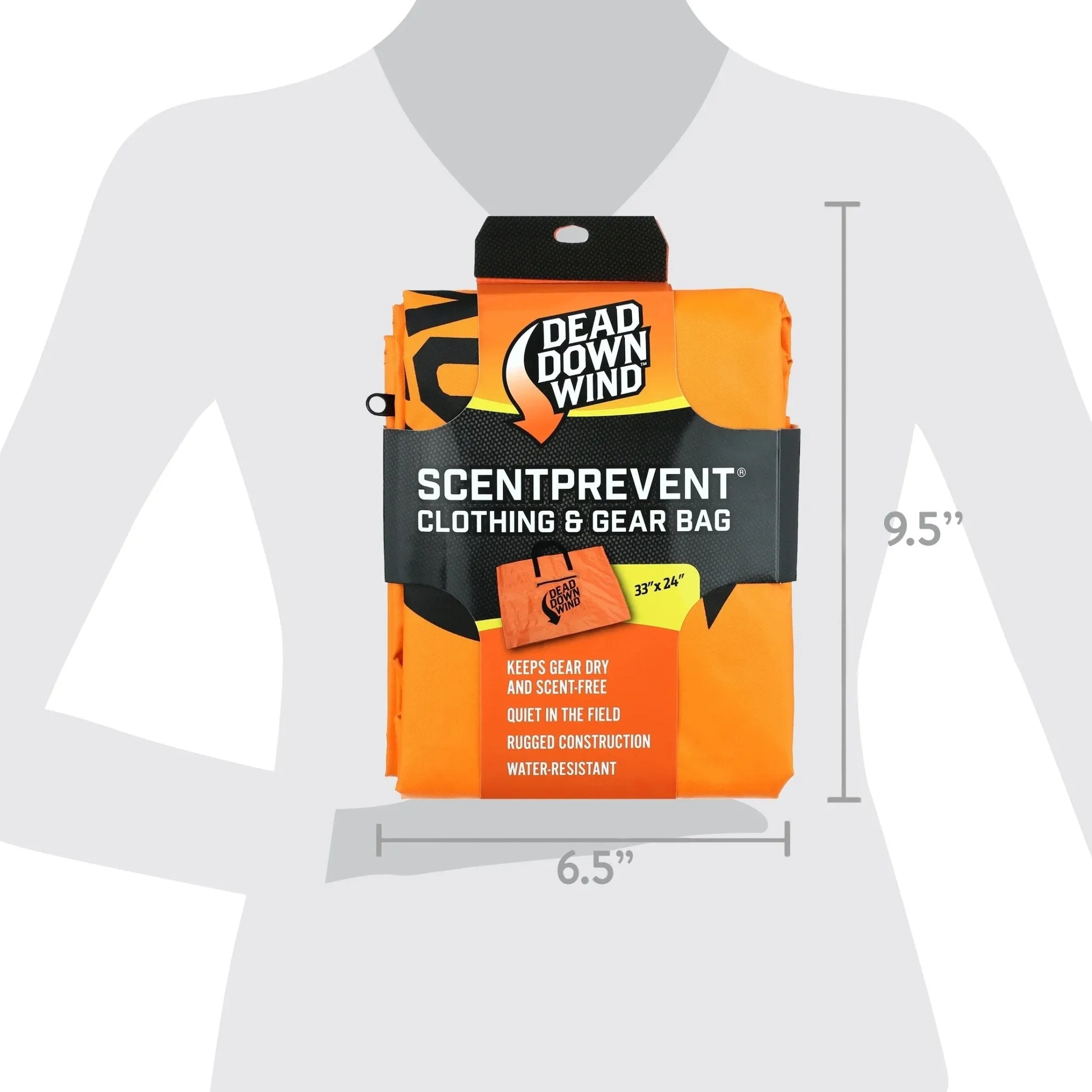 All Purpose Scent Prevent Bag - Orange, Water-Resistant, Rugged Material