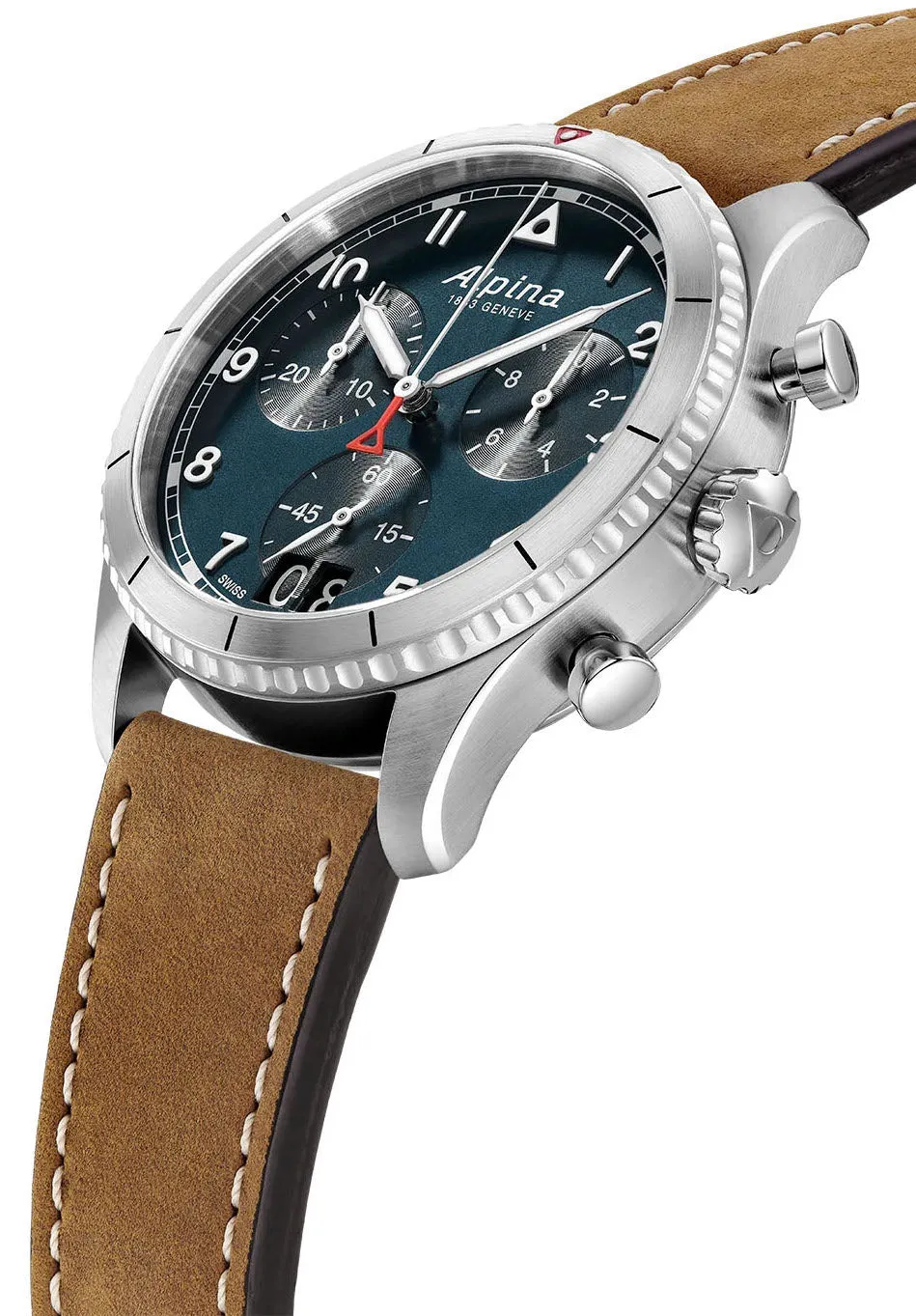 Alpina Startimer Pilot Quartz Chronograph Petroleum Blue