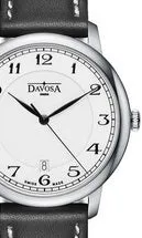 Amaranto Quartz Swiss-Made White Black Executive Watch 16756126