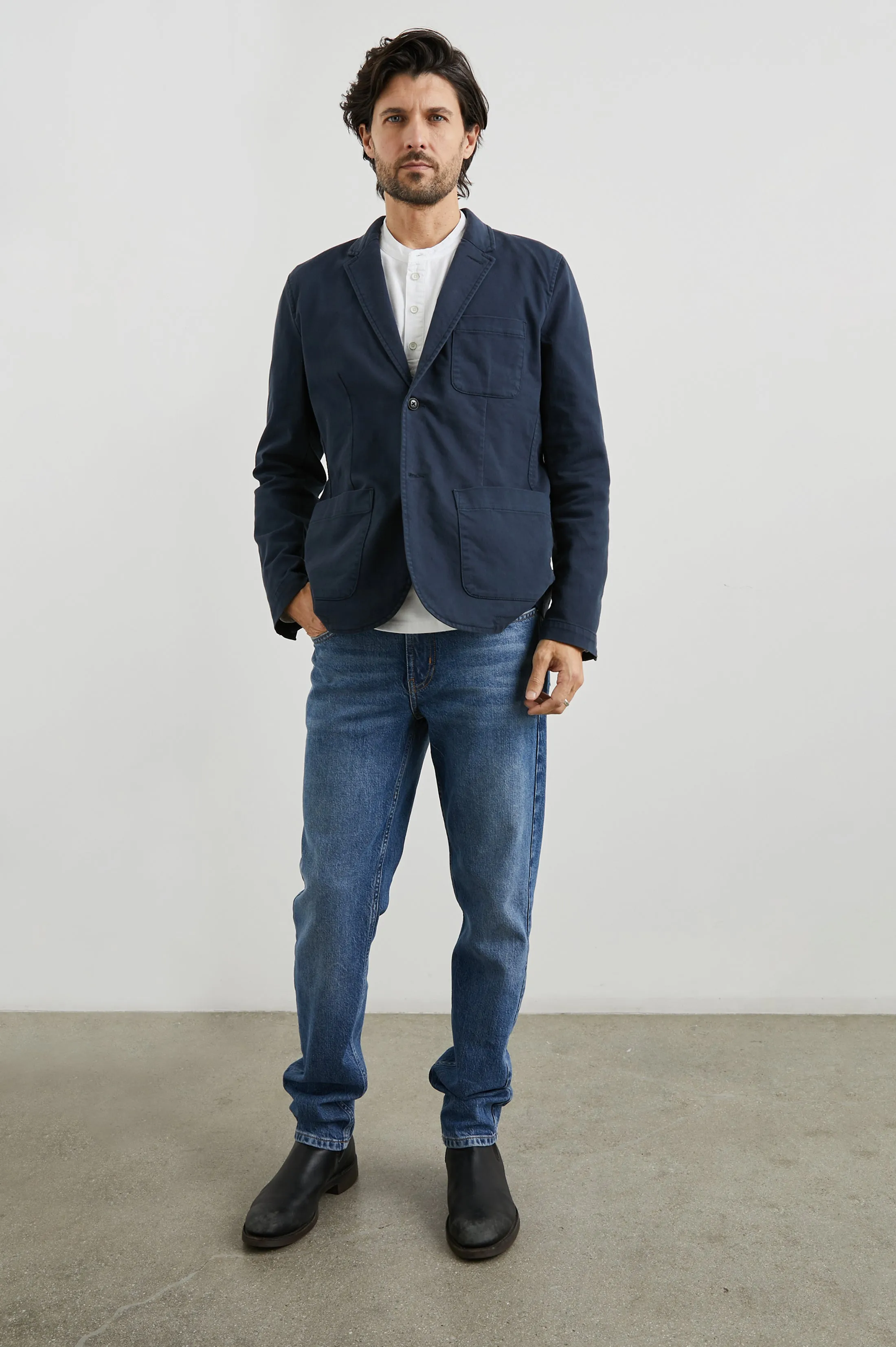 ANDRE BLAZER - RUGGED NAVY TWILL
