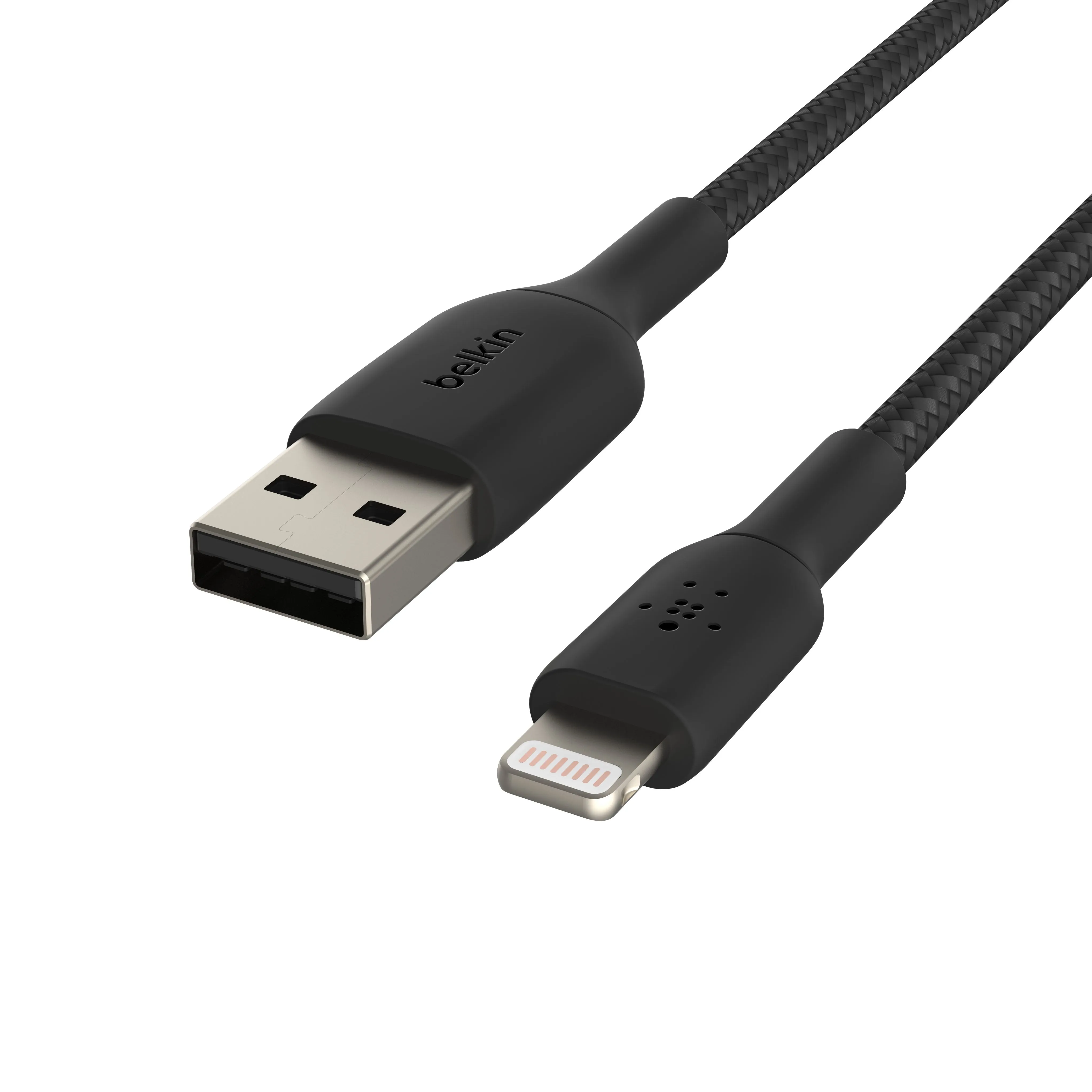 BELKIN Boost Charge USB-A to Lightning Braided Cable 0.15Meter - Black