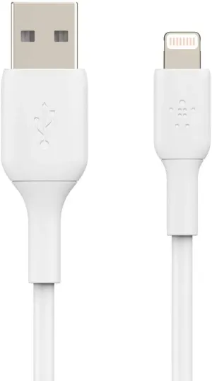 BELKIN Boost Charge USB-A to Lightning PVC Cable 1Meter - White