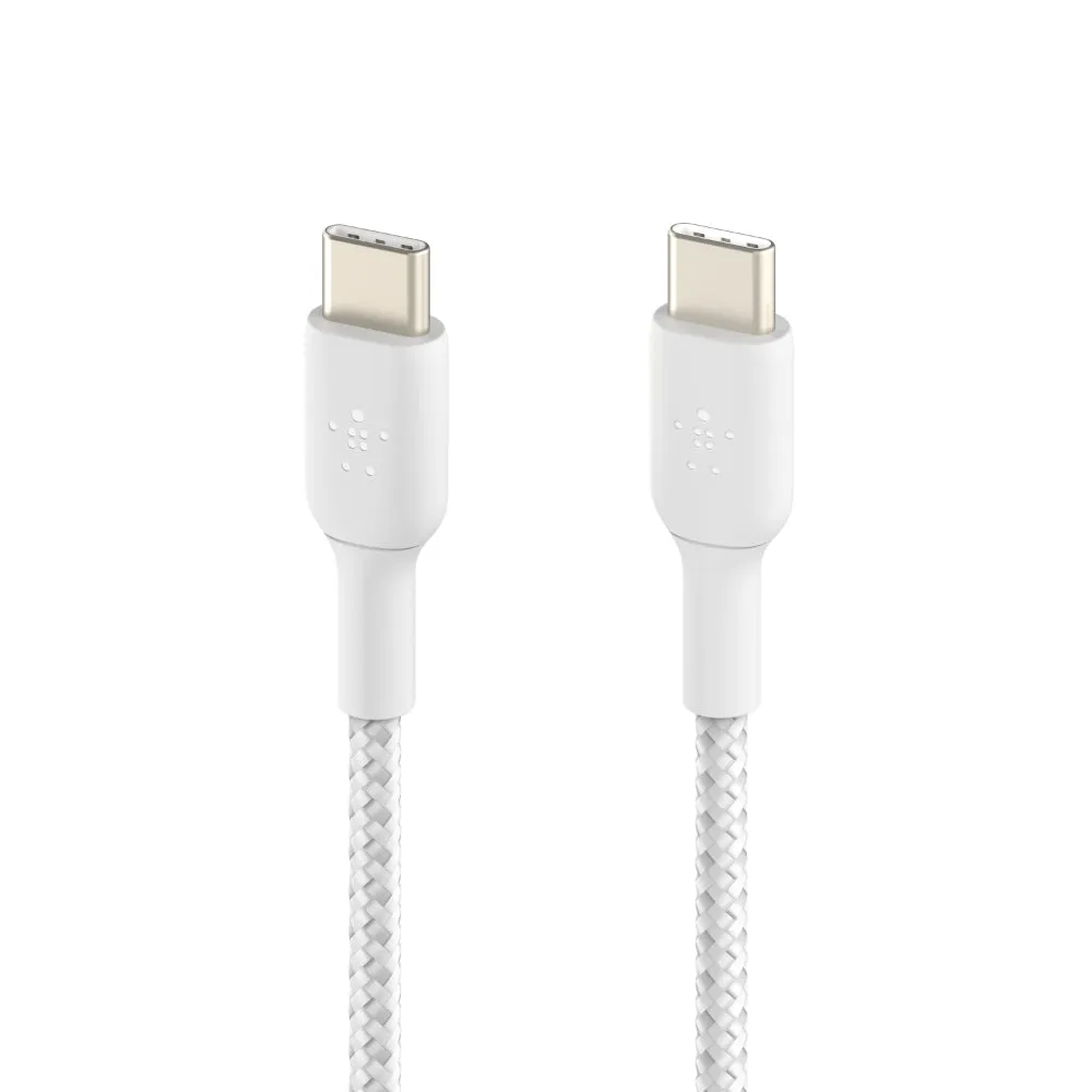 BELKIN Cable C To C Braided 2.0 0.15M White