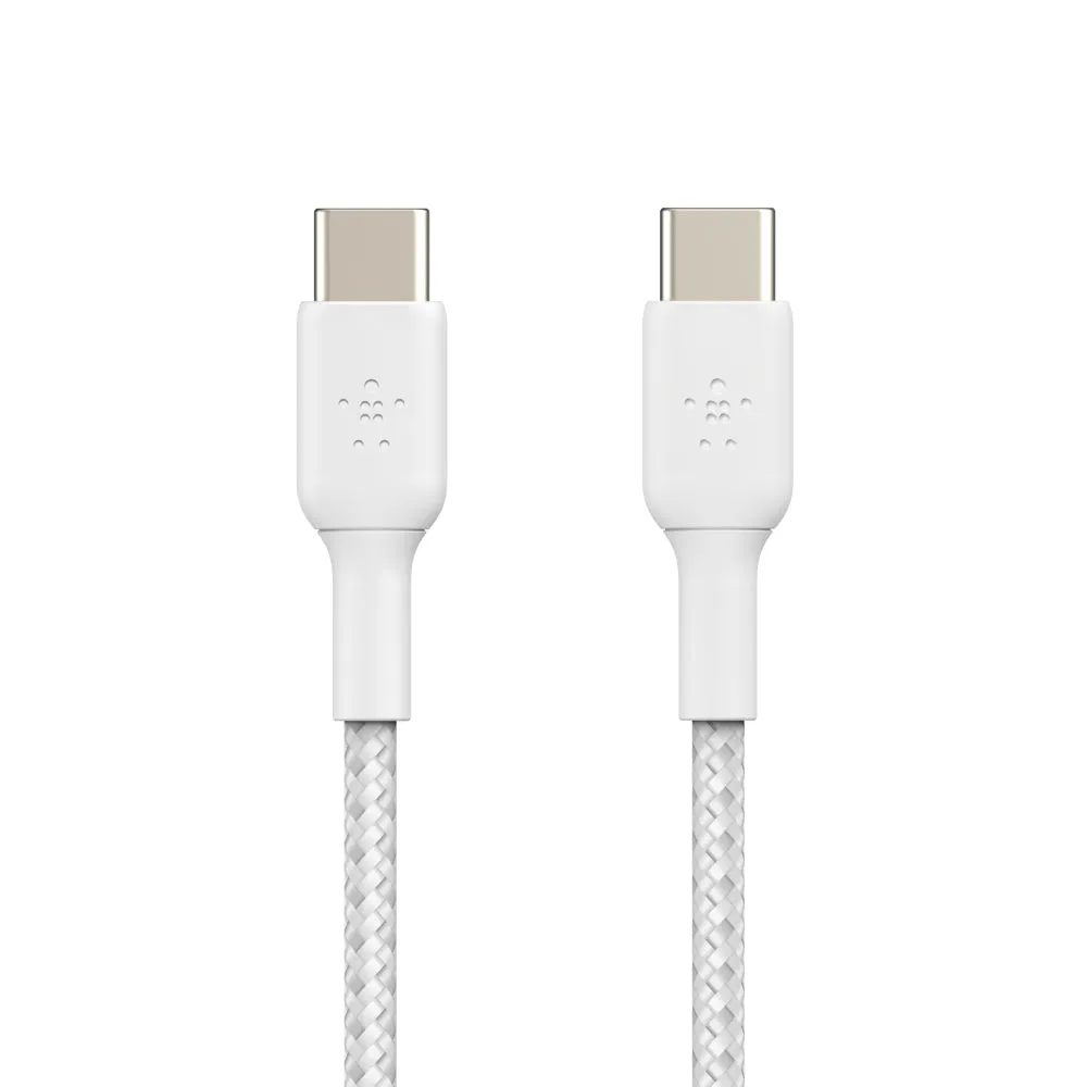BELKIN Cable C To C Braided 2.0 0.15M White
