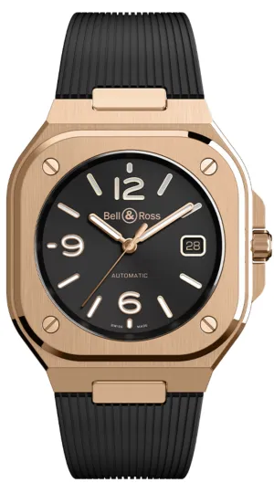 Bell & Ross BR 05 Auto Black Gold Rubber