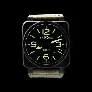 Bell and Ross - BR03-92 NightLume Ceramic