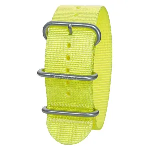Bertucci DX3 High-Viz Nylon Yellow Watch Band - B-113