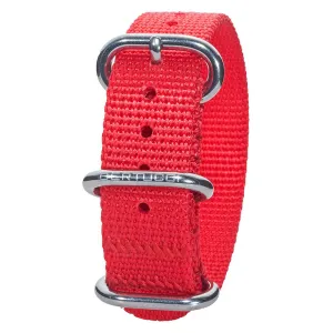 Bertucci DX3 Unisex International Red Nylon Watch Band - B-150