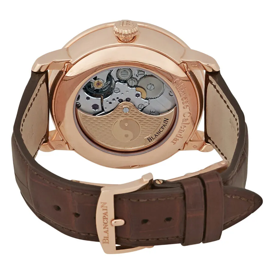 Blancpain Villeret Perpetual Calendar Moonphase Traditionnel Chinese Calendar 18K Rose Gold Automatic Men's Watch 0888-3631-55B
