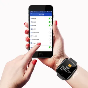 Bluetooth Watch Digital LED Electronic Wristwatch Smartwatch With Bluetooth Fitness