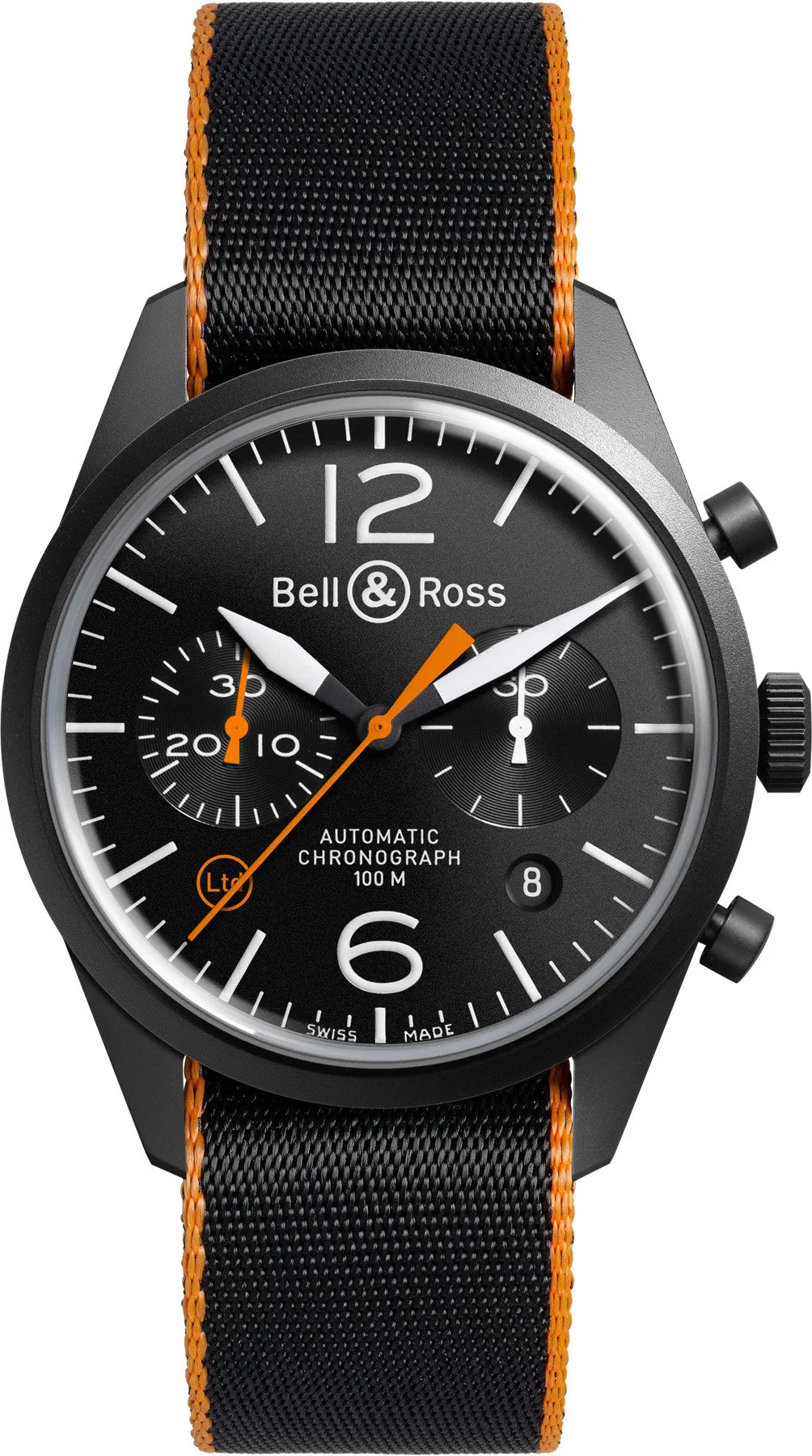 BR Watch Carbon ORSange Blackbird Limited Edition