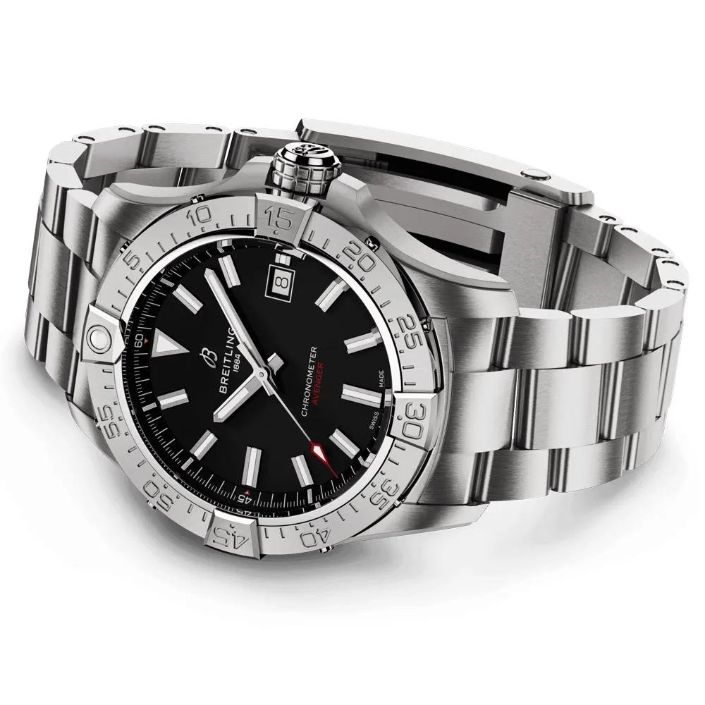 Breitling Avenger 42mm Black Dial Automatic Gents Watch A17328101B1A1