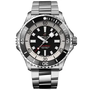 Breitling Superocean 46mm Black Dial Automatic Gents Watch A17378211B1A1