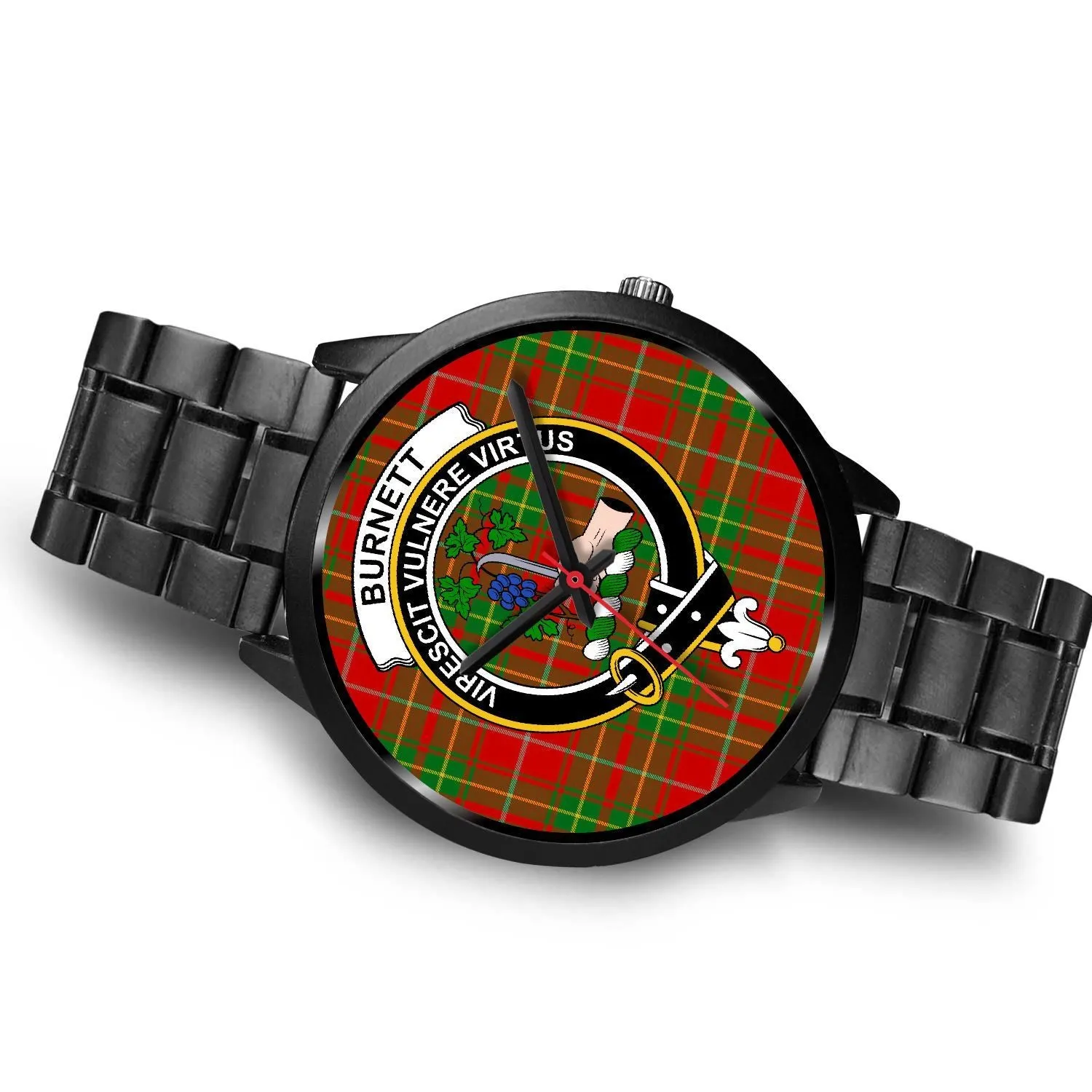 Burnett Ancient Clan Badge Tartan Black Watch