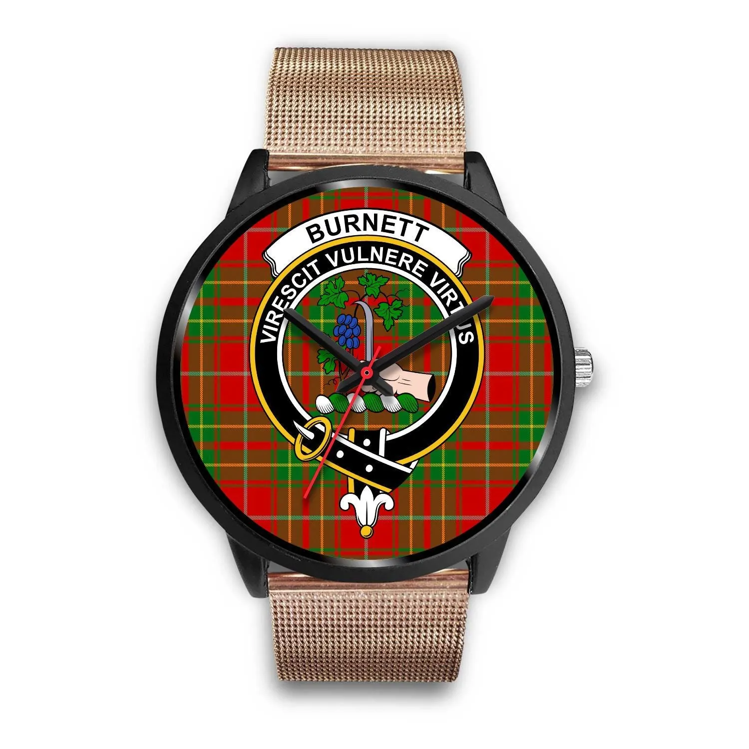 Burnett Ancient Clan Badge Tartan Black Watch