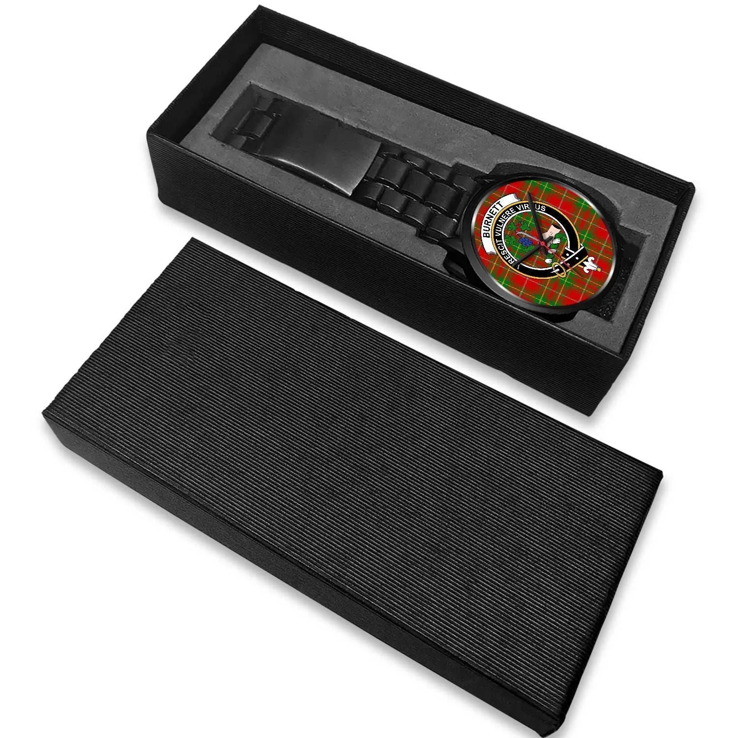 Burnett Ancient Clan Badge Tartan Black Watch