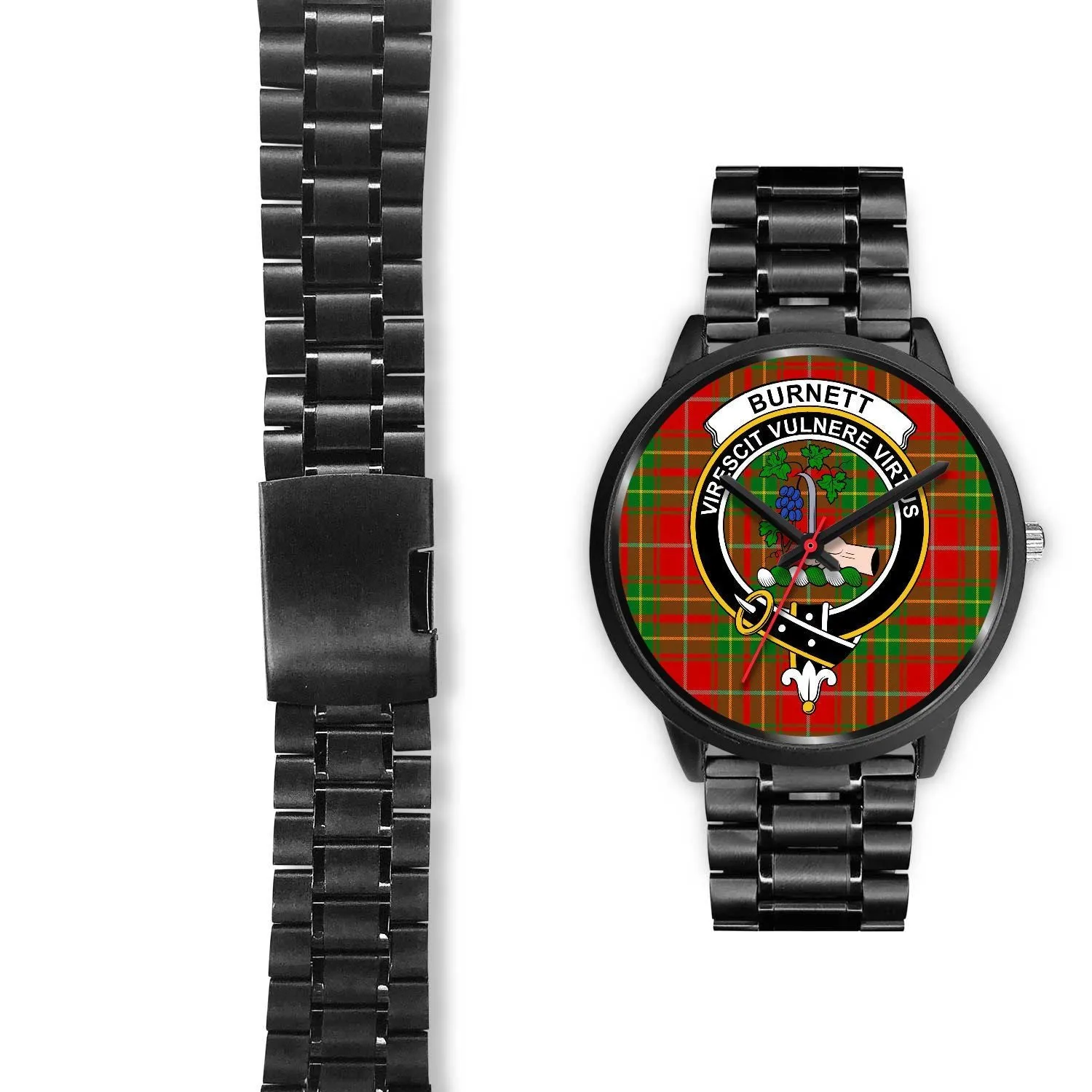 Burnett Ancient Clan Badge Tartan Black Watch