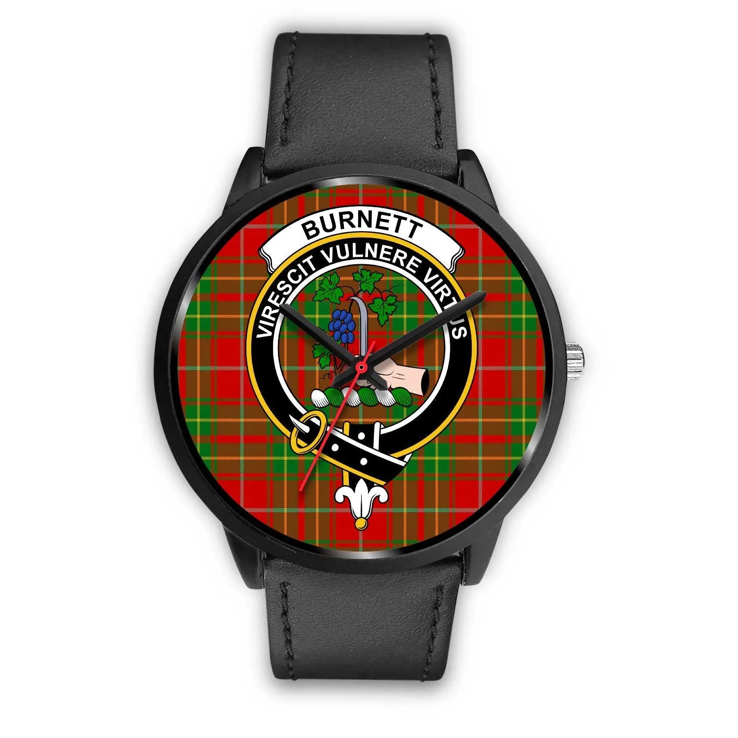 Burnett Ancient Clan Badge Tartan Black Watch