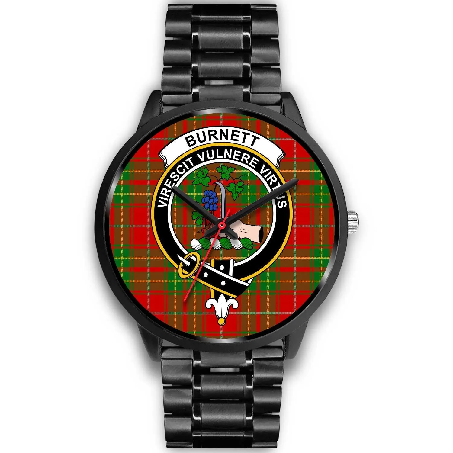 Burnett Ancient Clan Badge Tartan Black Watch