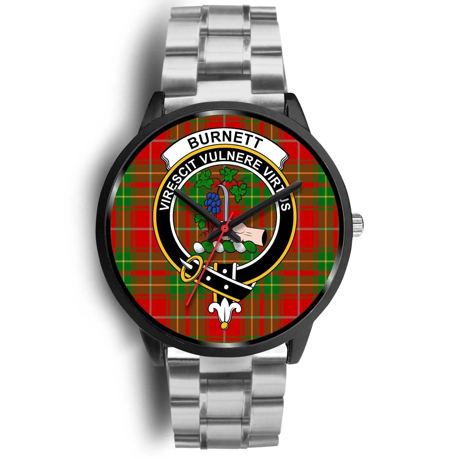 Burnett Ancient Clan Badge Tartan Black Watch