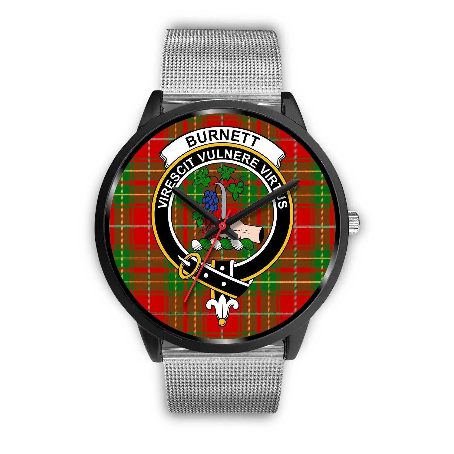 Burnett Ancient Clan Badge Tartan Black Watch
