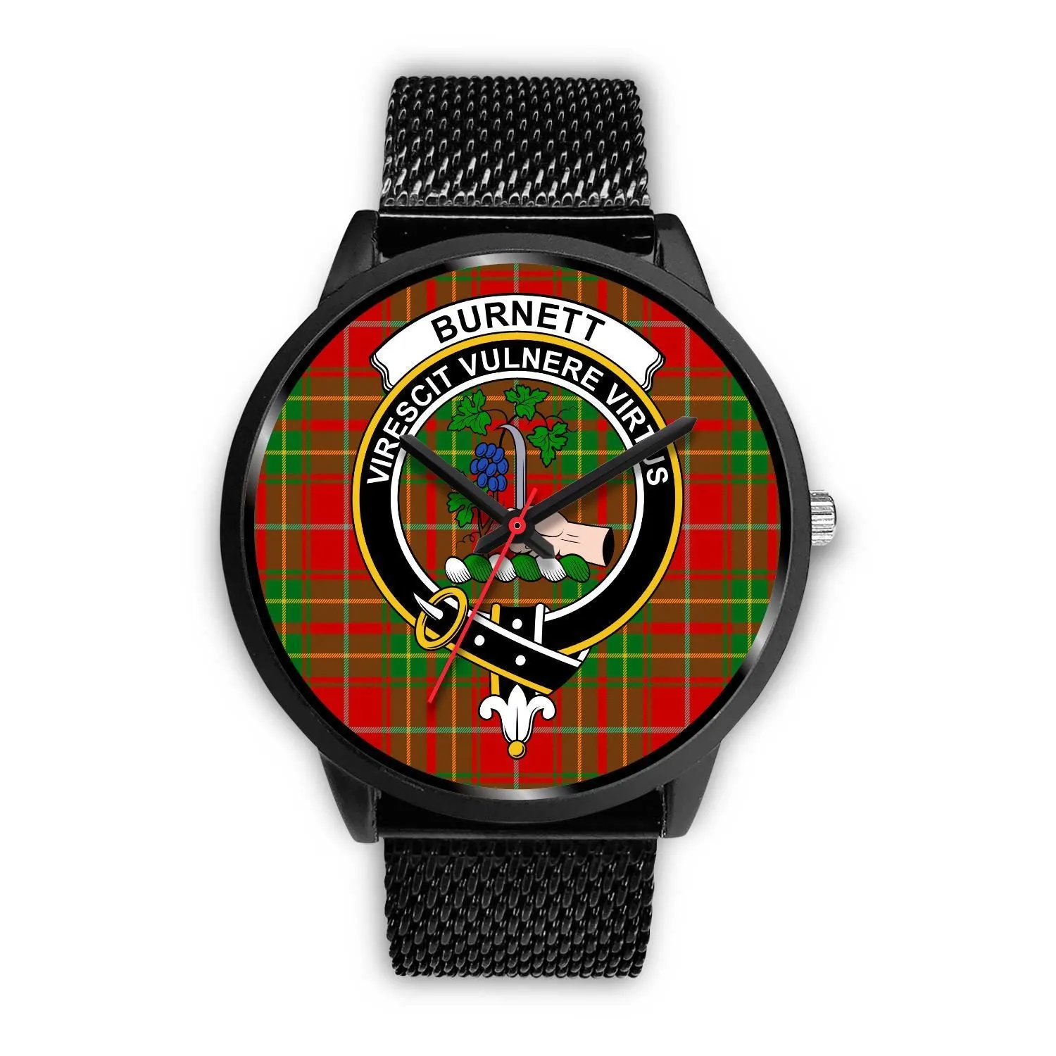 Burnett Ancient Clan Badge Tartan Black Watch