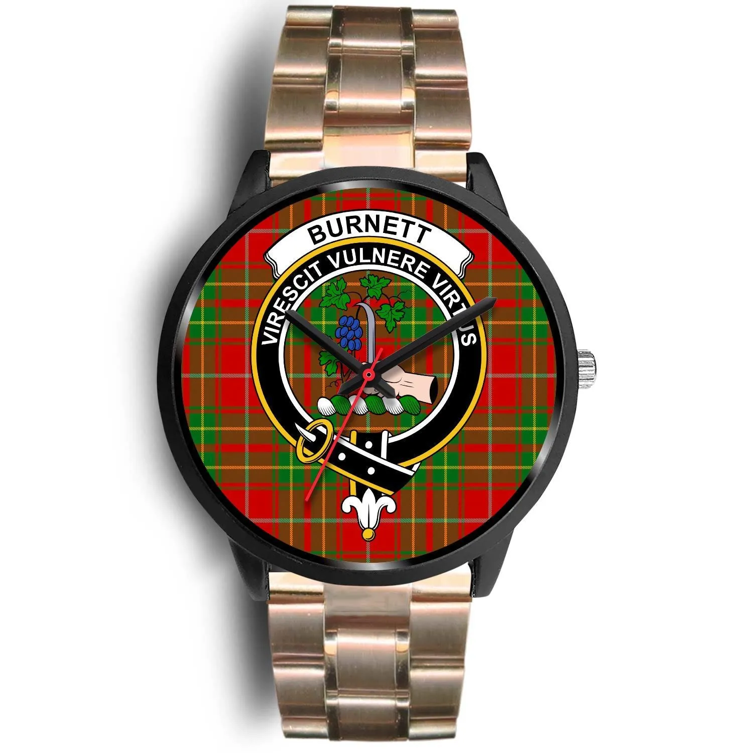 Burnett Ancient Clan Badge Tartan Black Watch