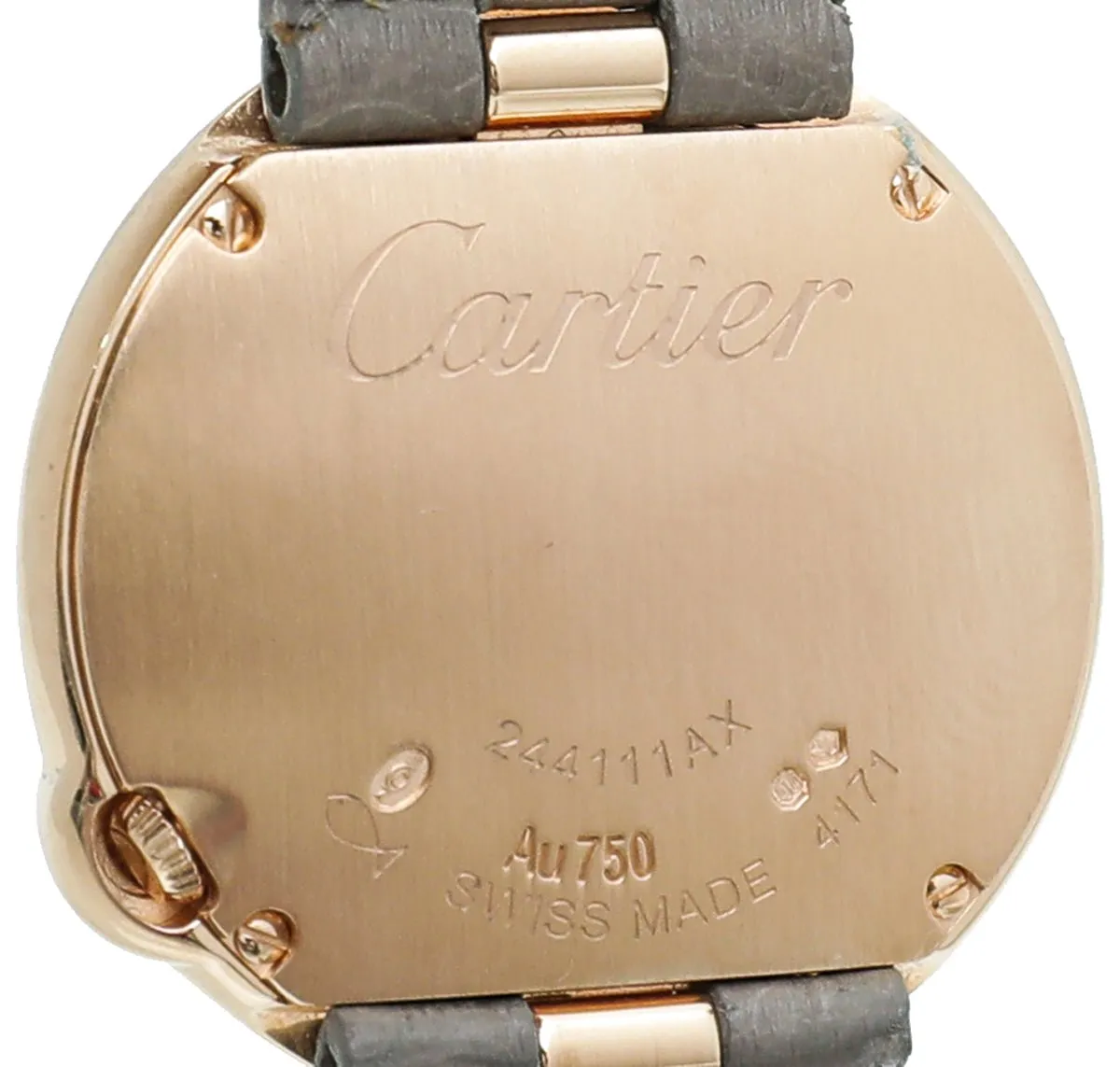 Cartier 18K Rose Gold Diamond Ballon Blanc De Cartier 30mm Quartz Watch