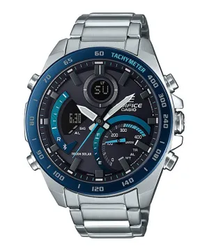 CASIO Edifice Blue and Black Quartz Men's Watch ECB-900DB-1BER