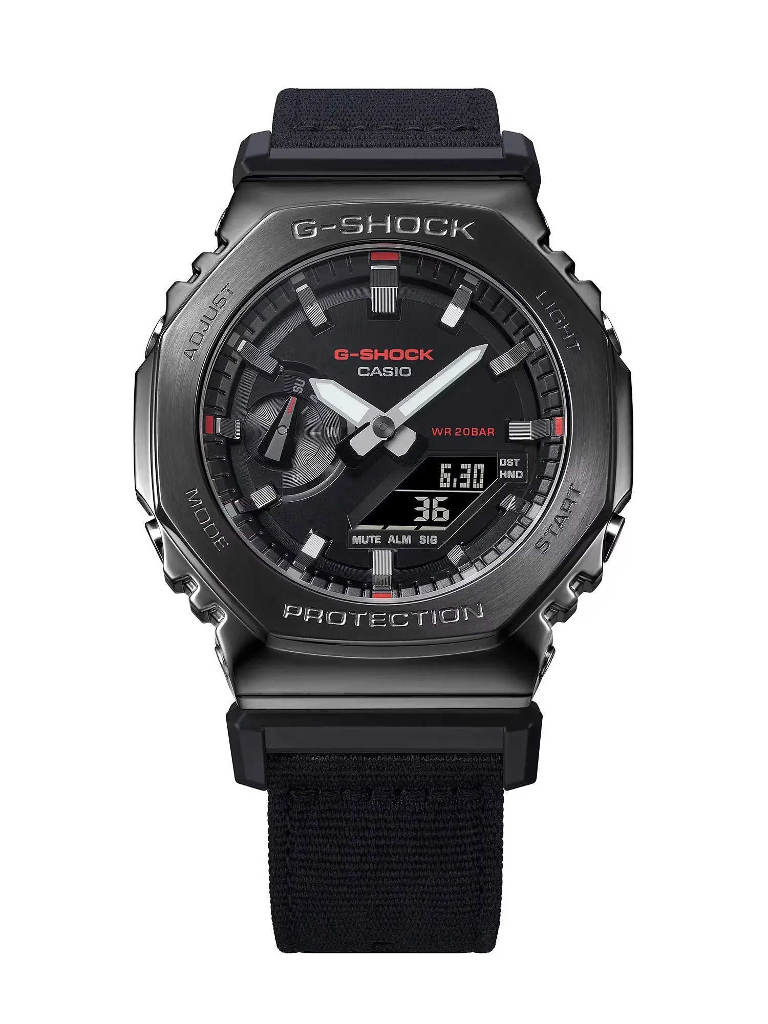 Casio G-Shock UTILITY METAL Mens All Black Analog-Digital Watch GM2100CB-1A