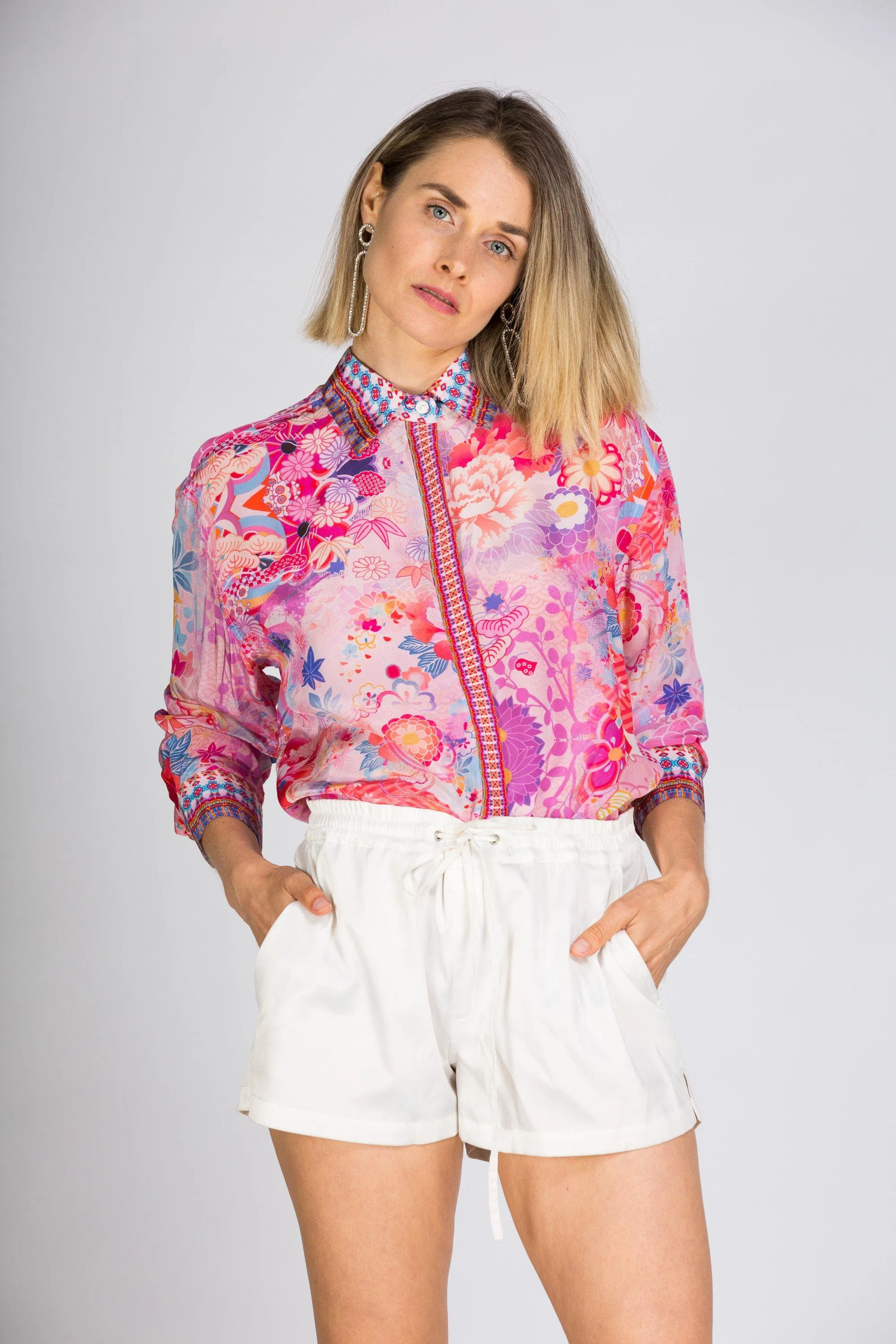 CHERRY BLOSSOM - COLLAR SHIRT