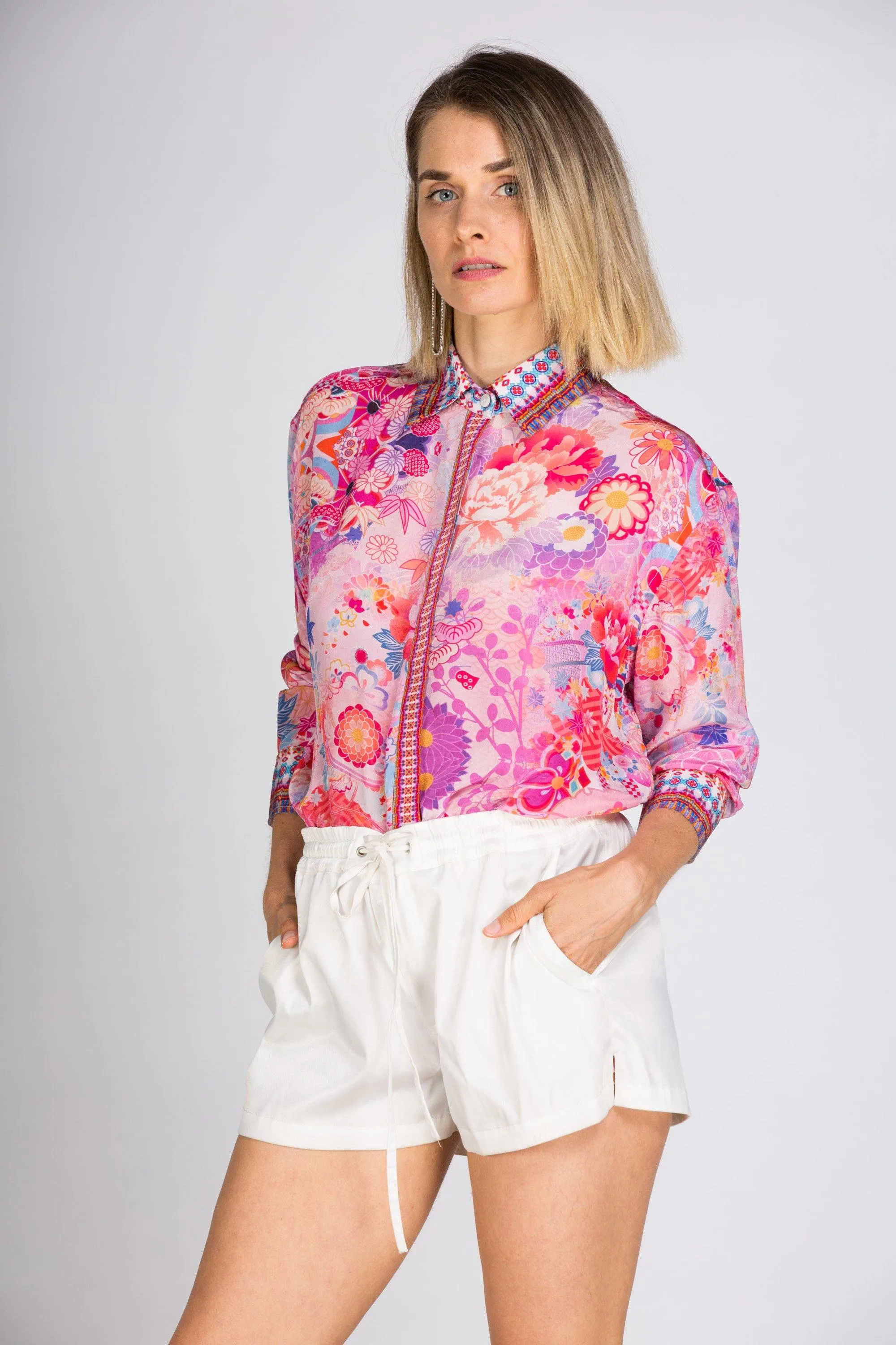 CHERRY BLOSSOM - COLLAR SHIRT