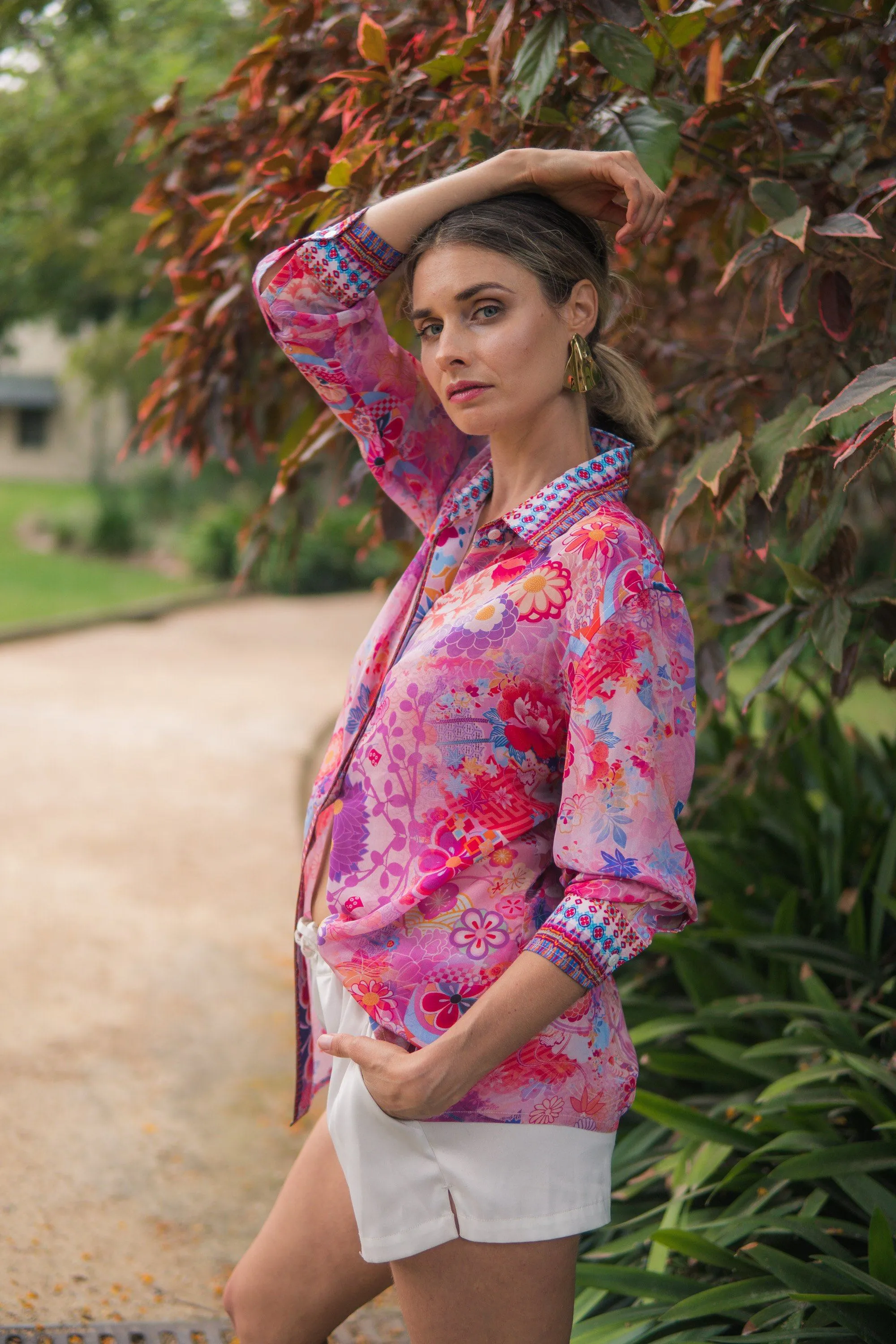CHERRY BLOSSOM - COLLAR SHIRT