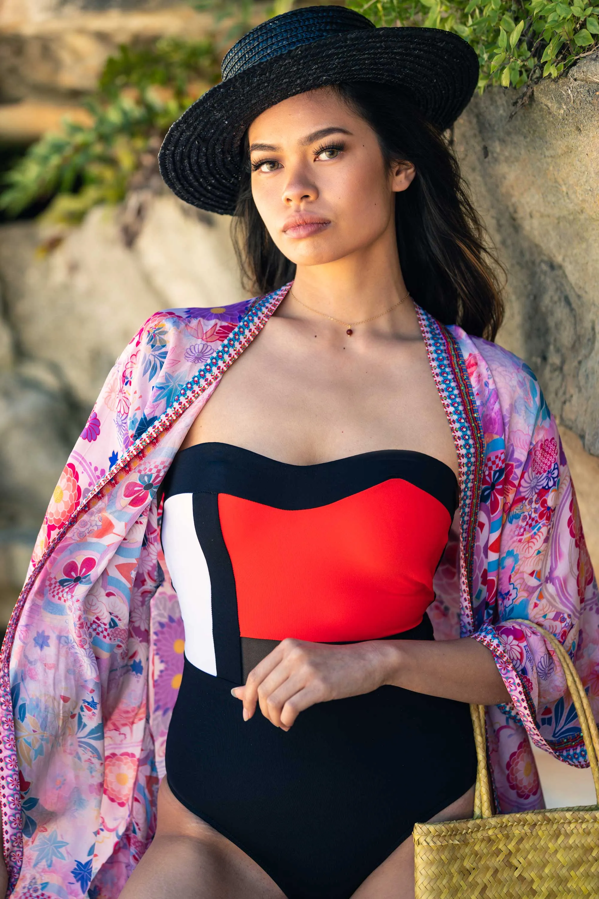 CHERRY BLOSSOM - KIMONO SHRUG LONG