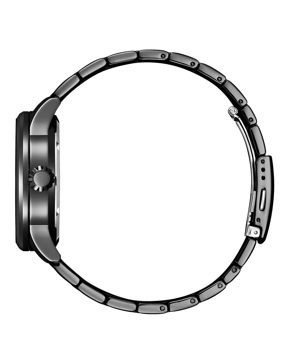 Citizen Automatic Black on Black Stainless Steel Watch NJ0147-85E