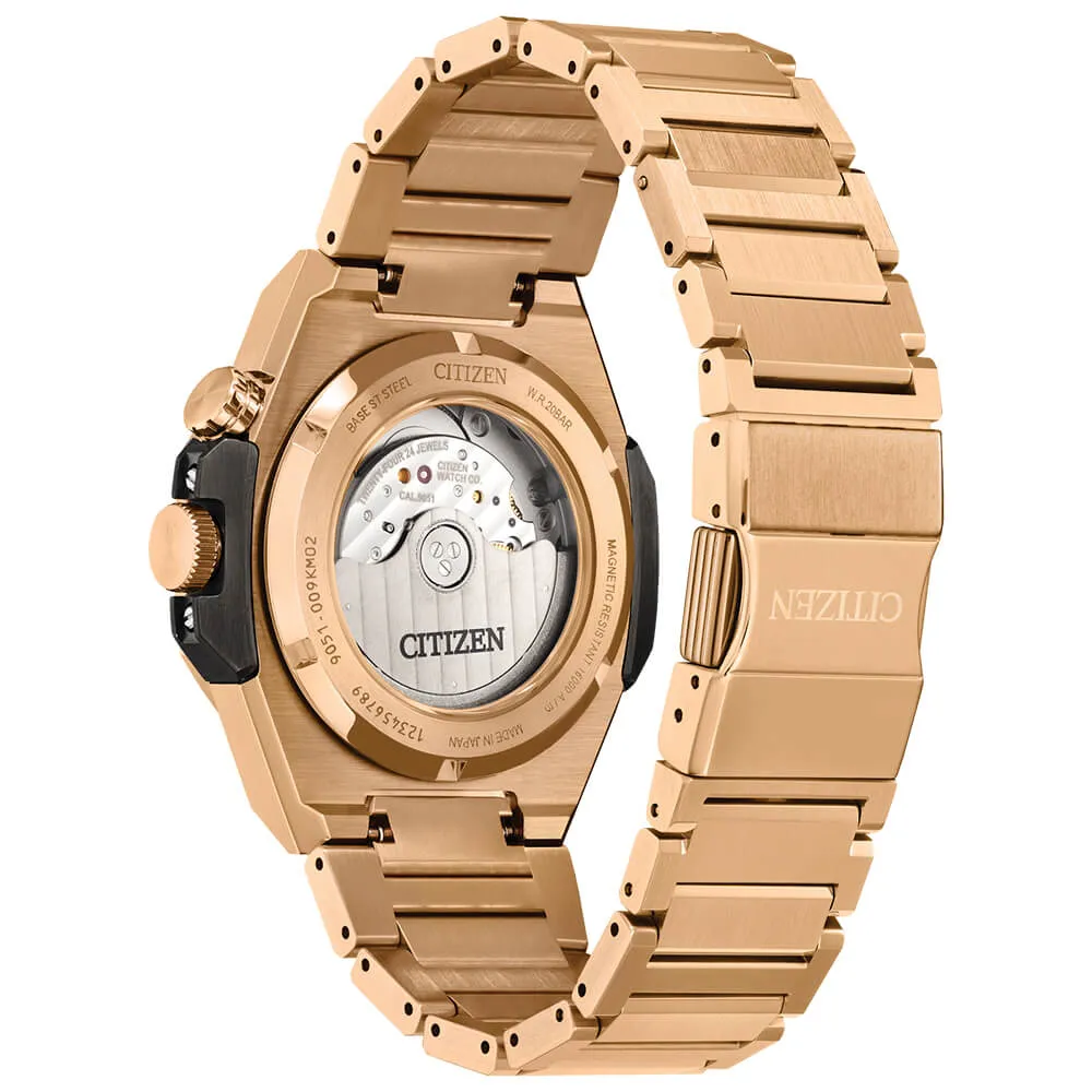 Citizen Series8 890 Gray Dial Rose Gold-tone Men's Watch NB6069-53H