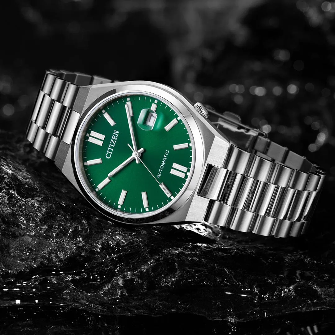 Citizen Tsuyosa Green and Silver Automatic Watch NJ0150-81X