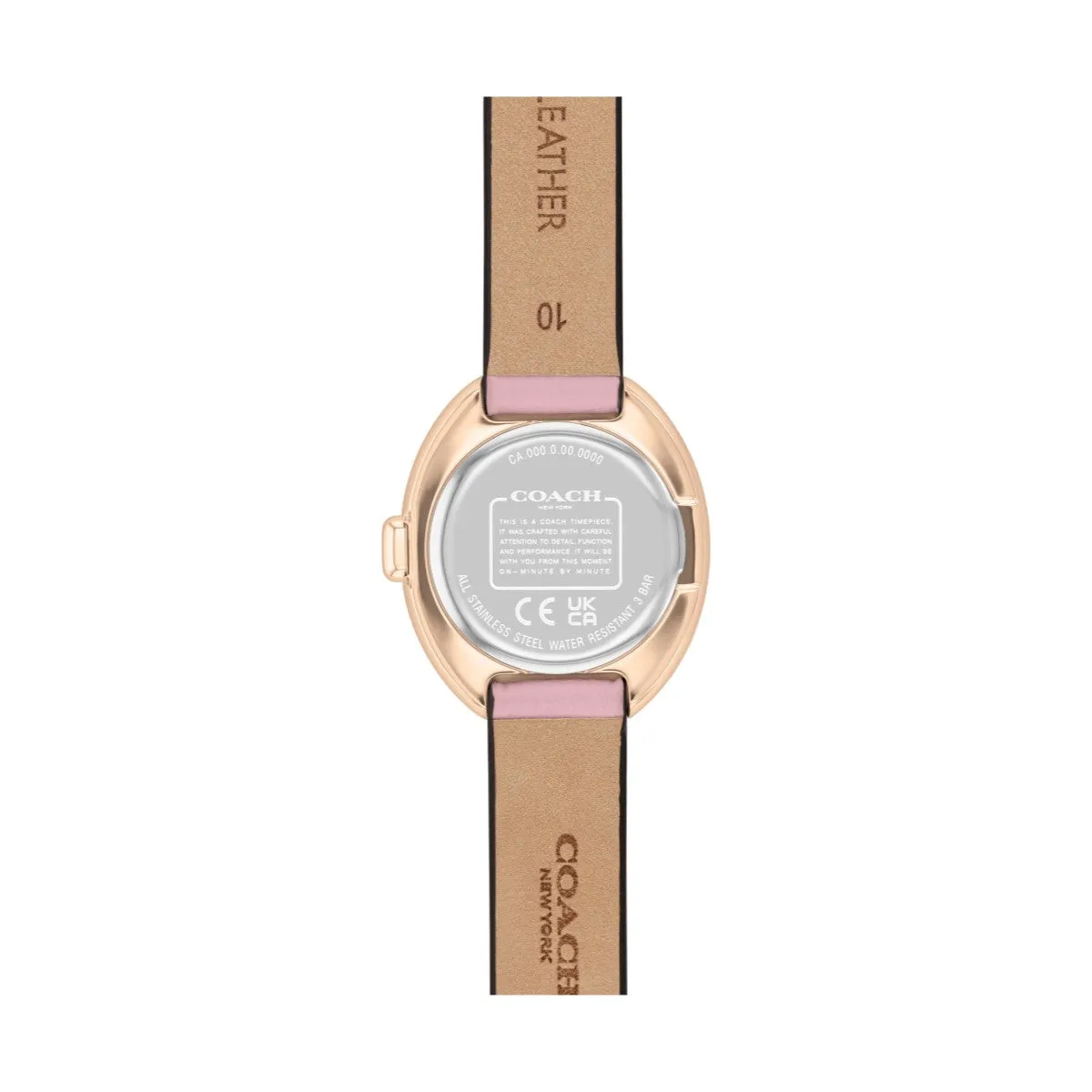 Coach Sammy with 22MM Pink Dial and Leather Strap. 14504423