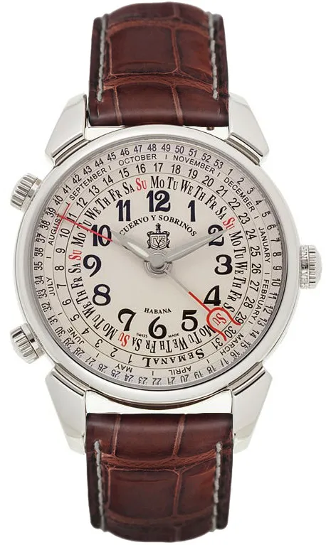 Cuervo y Sobrinos Watch Torpedo Historiador Semanal